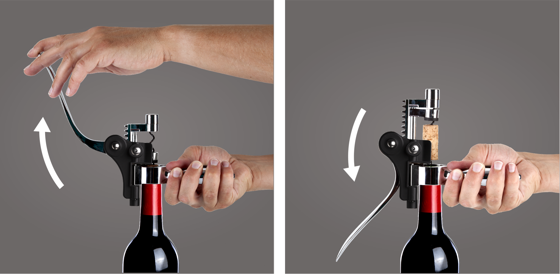 Hefboomkurkentrekker Vacu Vin online kopen makkelijk fles wijn openen