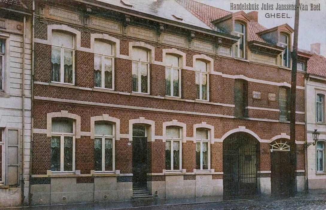 Handelshuis Janssens Van Bael (ingekleurde foto)