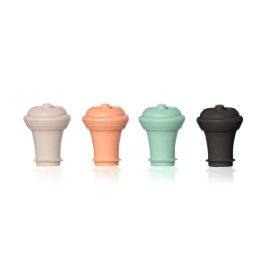 Vacu Vin Loop Gekleurde Wijnstoppers 