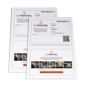 Digitale geschenkbon De Proeverij Geel