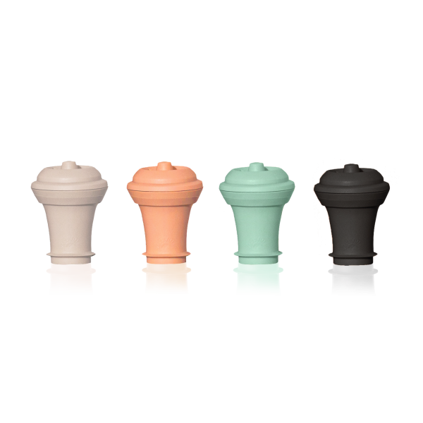 Vacu Vin Loop Gekleurde Wijnstoppers 